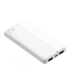  2 WIWU Power Bank 10000 mAh Dual USB  Type-C Output White -NEW -MEAGByte
