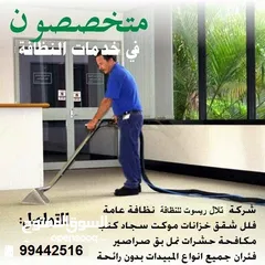  9 تنظيف المباني ومكافحة الحشرات
