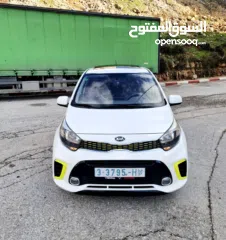  1 كيا مورنينج  2018  GT  فل إضافات + فتحة سقف