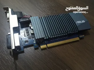  3 كرت شاشة  Rx 570  وكرت Asus gt710 وباور سبلاي