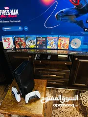  1 Playstation 5 Slim Blueray  بلاستيشن 5 سلم
