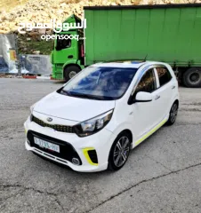  2 كيا مورنينج  2018  GT  فل إضافات + فتحة سقف