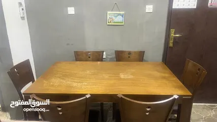  1 Malaysian Wooden strong dinning table