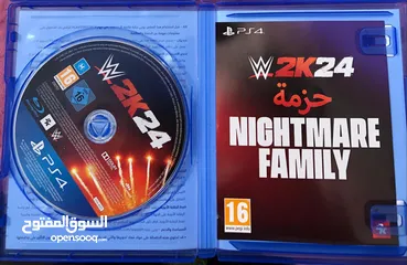  4 wwe 2k24 here with me in best and good condition used twice only didn't used that much in contact me