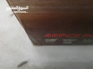  12 طقم سفرة جديد غير مستعمل 73 قطعة