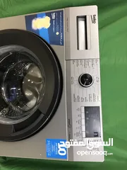  4 سعر حرررررق غساله بيكو 8ك توفير كهرباء وماء لون سلفر