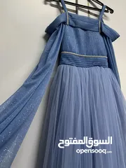  1 فستان بناتي لون ازرق