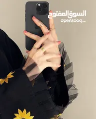  3 ترند عباد الشمس  عباءه حبر خليجي تطريز عباد الشمس