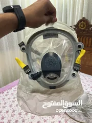  7 قناع غاز للدخان مضاد للغاز المزيل للدموع