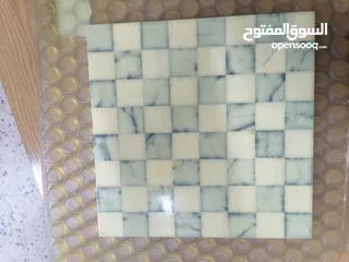  5 لوح شطرنج فاخر إيطالي الصنع 32×32