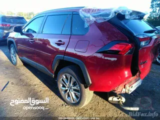  8 Toyota Rav4 Xle Premium 2022 Burgundy