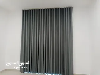  3 blackout curtains and installation curtain