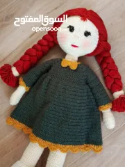  1 دمية كروشيه للبنات