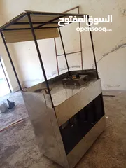  3 عربية ذره ومشروبات ساخنه جديده لم تستعمل نهائيا للبيع