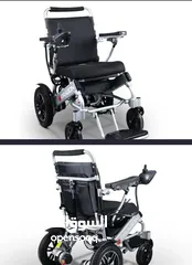  3 كرسي طبي كهربائي DRAGON خفيف الوزن قابل للطي خامة ممتازة جدا ELECTRIC WHEELCHAIR