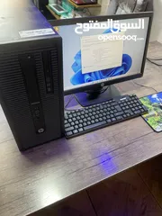  2 PC HP Core i7 جيل رابع  مع شاشة كامل مكمل قوي و عملي أمريكي اصلي