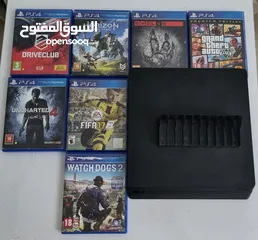  1 PS4 BUNDLE - (With 7 GAMES, 1 Controller & Game Stand )  Price is Negotiable