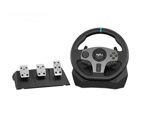  10 ستيرنغ ويل مقود سواقة مع بريكات لأجهزة الـ PC و البلايستيشن PXN V9 Steering Wheel & Breaks