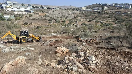  5 قطعة ارض 800متر طابوا فلسطيني منطقة Bسكني اطلالة مميزة وموقع جميل في ارقى منطقة بالكفريات