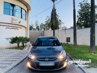  4 هونداي اكسنت2013 ديزل اوتماتك 4 غيار سيارة ممتازة واقتصادية جداً ..