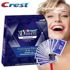  1 لزقات كريست لتبيض الاسنان crest for white stripes