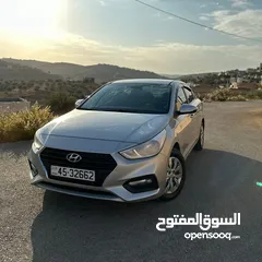  1 هيونداي اكسنت 2018 1.6CC دوش فحص كااامل وارد خليجي بحالة وكاله