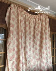  3 ستارة قماش ثقيل بنقشة زهرية مميزة - تصميم فاخر وكمية محدودة