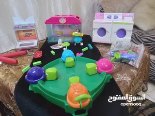  2 العب اطفال للبيع بسعر مناسب شغالة لعبت الحييه لعبت هوفر كيس العش