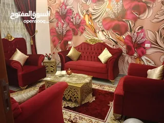  2 صالون جديد بي طاولة للبيع مكان حشان مسجد أولاد الحاج