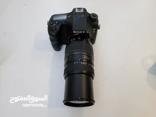  7 Sony Used Alpha A68 Camera 3 lenses 3 Batteries - كاميرا سوني