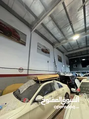  1 ورشة الهيكل في الصناعية 4 ورشة حديثة ومزينة باحسن انواع الديكورات مع ايدي عاملة جيدة للبيع