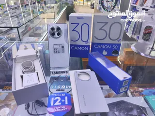 21 حبه عن الجديده CAMON 30 5G جيجا 512 رام 24 معه كامل اغراضو وسماعه الاصلية متوفر توصيل
