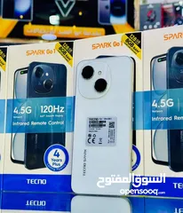  1 جهاز جديد بالكرتونة Spark  GO 1 رام 6 و 8 جيجا 64 و 128 مكفول سنة متوفر توصيل