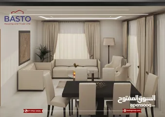 3 شقة بتشطيبات فاخرة جداً 180 م2 بالقرب من الكلية العلمية الاسلامية محاطة بڤلل