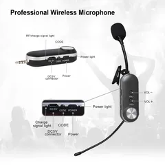  5 T-3 Lapel Mmicrophone Lavalier Microphone ميكرفون عنق لاسلكي