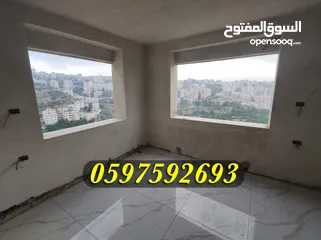  7 شقة لقطة مشطبة للبيع بالتقسيط -رام الله - عين مصباح - قرب جامعة القدس المفتوحة   170 م