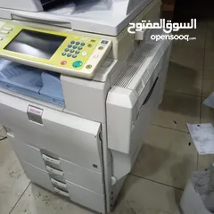  3 ماكنه تصوير نوع ريكو MP5اسودمميزه سريعه 50 صوره بالدقيقة جميع المواصفات فيدر دوبلكس موفره االاقتصادي