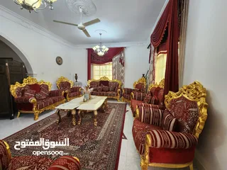  15 طقم كنب خشب زان مصري ل 10 اشخاص وستائر كالجديد  Egyptian beech wood sofa set for 10 people and curta