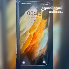  3 للبيع Samsung Galaxy S21 Ultra 5G - لون فضي طيفي  نظيف جداً  256GB