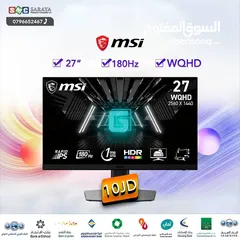 1 اقساط بدون دفعه اولى ( شاشة ام اس اي Monitor MSI 27Inch )
