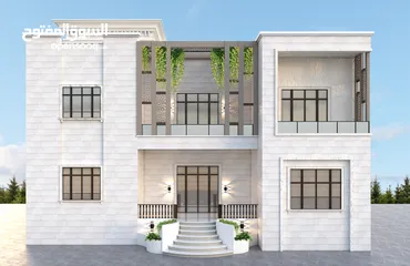  2 فيلا فاخرة على أرض 2000م تصنيف أ A, طابو – زاوية شارعين + مجلس ضيوف مستقل في طوباس