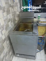  4 معدات مطعم ثلاجة عرض ثلاجة سكاوير ماكينة حمص ماكينة فلافل