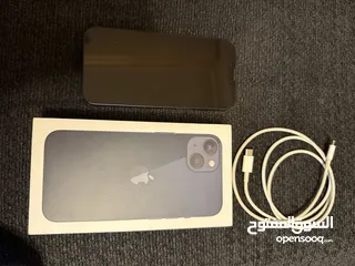  1 تلفون iPhone 13  بطارية 81مستعمل بحاله الجديد