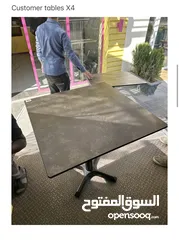  6 عده مطعم كاملة للبيع بحالة الوكالة