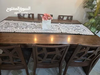  1 سفره 6 كراسي