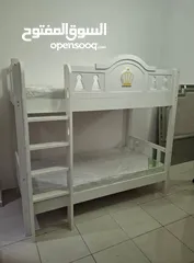  4 Brand New wood bunk bed with mattress available