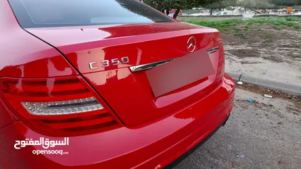  13 مرسبدس بنز كوبيه 2012 C350 بحالة فوق الممتازة سيرفيس منتظم حتي الآن