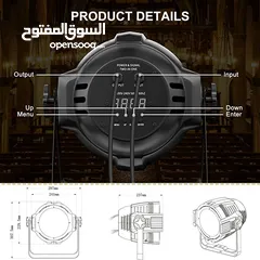  5 اضاءة حفالات ومناسبات (باركان) 54X3w Led Par Can Stage Light