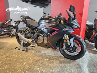  5 للبيع فقط QJ MOTOR SRK 600RR 2023 بحالة الوكالة