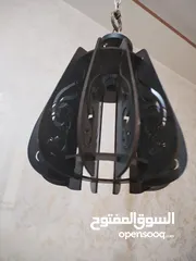  5 معلاقات خشب ونحاس وكلوبات جديد جديد غير مستعمل